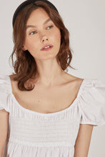 Load image into Gallery viewer, Lille Smocking White Dress - Yvonne.b