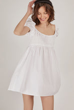 Load image into Gallery viewer, Lille Smocking white  Dress - Yvonne.b