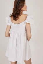 Load image into Gallery viewer, Lille Smocking  White Dress - Yvonne.b