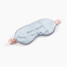 Load image into Gallery viewer, "Dare to Dream" Two-Tone Silk Eye Mask - Yvonne.b