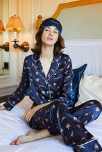 Load image into Gallery viewer, Panthère de Nuit Silk Pajamas Set