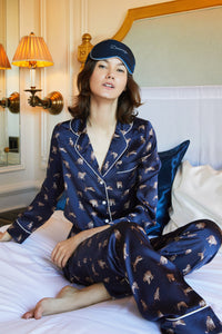 Panthère de Nuit Silk Pajamas Set