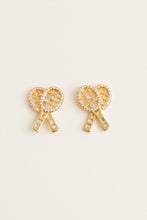Load image into Gallery viewer, Tennis Racket Earrings in Gold - Yvonne.b