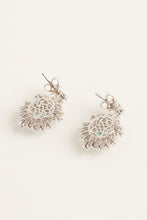 Load image into Gallery viewer, Paraiba-inspired Crystal Halo Earrings - Yvonne.b