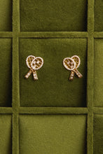 Load image into Gallery viewer, Tennis Racket Earrings in Gold - Yvonne.b