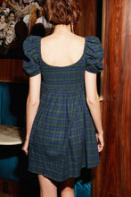 Load image into Gallery viewer, Lille Smocking Dress in Blackwatch Tartan - Yvonne.b