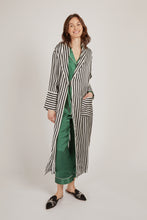 Load image into Gallery viewer, Colette Striped Silk Long Robe - Yvonne.b